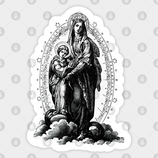 Sancta Maria Victoria Sticker by Beltschazar